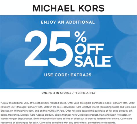 what is the promo code for michael kors|Michael Kors sale code.